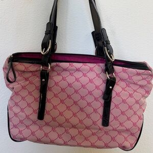 Ralph Lauren Pink and Black Tote Bag